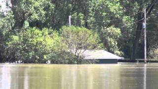 Missouri River Flooding near Beaver Lake in Nebraska [upl. by Doerrer]