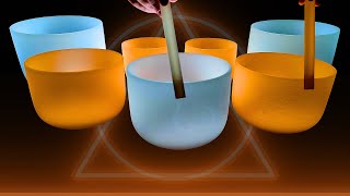 ✴️ Deeply Relaxing Crystal Singing Bowls  Serene Sound Therapy [upl. by Aire]