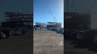 Highmark Stadium construction 🚧 foryou ytshorts footballshorts [upl. by Yelac]