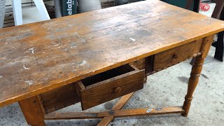 How to Restore an old table Restoration [upl. by Rannug]