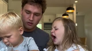 Laugh through pain 😂  Marleigh and Jack telling their stories Yeet baby Tik tok TV21 [upl. by Itaws]