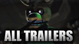 ALL FNAF Movie trailers tv spots [upl. by Arihs]