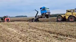 Kirowiec K700A nr 1  Mercedes Actros 3346 czyli WIEKA WTOPA HOLMERA Rolnik Łukasz [upl. by Hilbert861]