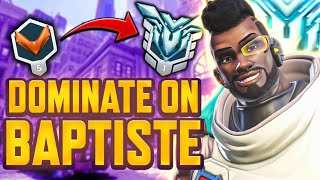 Baptiste Guide  5 Tips to DOMINATE as BAPTISTE in Overwatch 2 Ranked [upl. by Reffinnej]