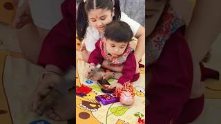 Bhai dooj with my cutest didi BabyGouransh cutebaby babyboy shorts ytshorts trending explore [upl. by Lawtun296]