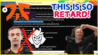 Nemesis Reacts To Fnatic Fan Beefing Against G2 On Reddit  League of Legends Clip [upl. by Gilligan]