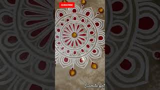 Diwali special floor alpana design। diwalialponadiwalispecial alpanadesignviralreels viralvideo [upl. by Ziladnerb]