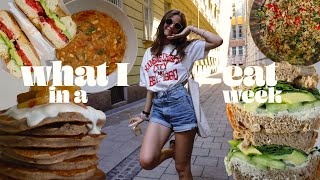 WHAT I EAT IN A WEEK as a vegan  summer diaries [upl. by Ealasaid]