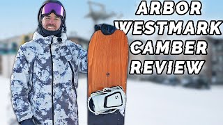 Arbor Westmark Camber Snowboard Review 2024 [upl. by Eugaet]