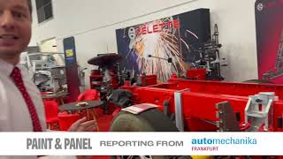 Celette truck chassis alignment system demonstrated at Automechanika Frankfurt 2024 [upl. by Jonette774]