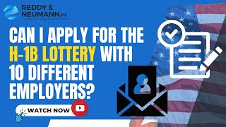 Can I Apply for the H1B Lottery with 10 Different Employers [upl. by Rialb]