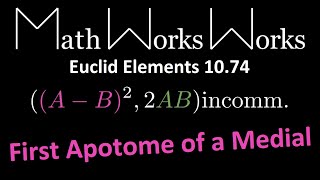 Euclid Elements  Proposition 1074 [upl. by Darrin]