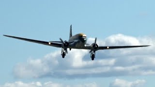 2023 Leesburg Airshow  AirNorth Douglas DC3 Departure [upl. by Akoek]