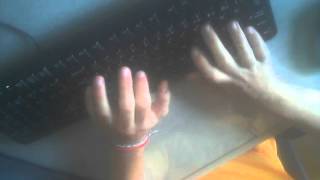 Sonido TECLADO MEMBRANA Logitech K120 [upl. by Hedvige]