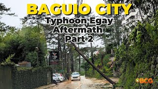 Baguio City Drive Typhoon Egay Aftermath Part 2 [upl. by Ellen705]