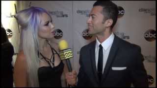 Dancing with the Stars  SingerSongwriter KERLI AfterBuzz TV Interview November 18th 2013 [upl. by Crowns]