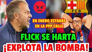 💥😰 EXPLOTA LA BOMBA ¡BRUTAL PELEA DE FLICK CON ESTE CRACK DEL BARÇA TRAS EL EMPATE CONTRA EL BETIS [upl. by Shana]