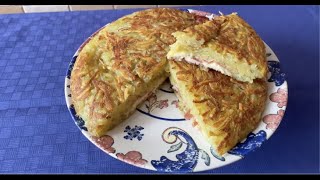 Galette paillasson de pommes de terre jambon fromage [upl. by Claiborne380]