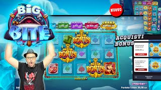 MORENO SLOT ONLINE 🔴  Scopriamo la Nuova BIG BITE ❄️🎰 con Acquisti BONUS 💰 [upl. by Elesig]