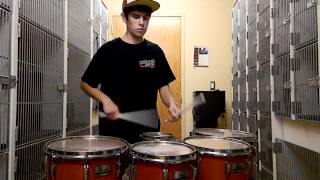 Amazing Tenor Drum Solo [upl. by Okihcim]