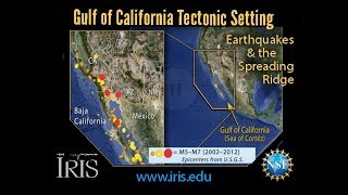 Gulf of California Tectonic Setting—Earthquakes amp the Spreading Ridge [upl. by Flavius221]