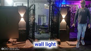 Wall light  diwal mein light  colum light गेट लाइट [upl. by Ailegna955]