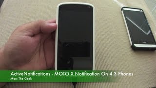 DynamicNotifications  MOTO X Notification on 41 amp Above READ UPDATE [upl. by Lipson]