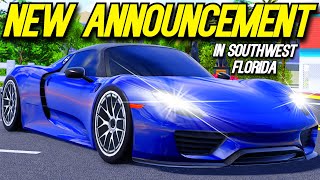 NEW SOUTHWEST FLORIDA ANNOUNCEMENT [upl. by Nolahc]