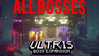 Minecraft Ultris All Bosses  1171 Datapack [upl. by Anirahs]