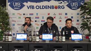 Pressekonferenz nach dem Spiel VfB Oldenburg  TSV Havelse am 30032024 [upl. by Atekin664]