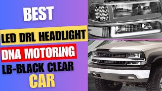 quotLED DRL Headlight Upgrade for 9902 Silverado  DNA Motoring Black Housing Lampsquot [upl. by Tamah]