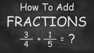 How To Add Fractions  Fast and Easy fraction addition [upl. by Romilda]