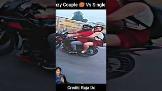 No Helmet Girl 😲😀 rider zx10r girl reaction helmet bike motovlog stunt viral shorts [upl. by Barry]