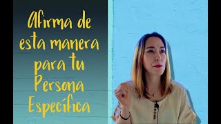 Manifiesta la VERSIÓN PERFECTA de tu persona específica 💁🏻‍♀️💁🏻‍♂️ [upl. by Ghiselin431]