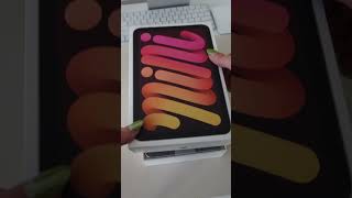 New iPad Mini 7 unboxing ✨ ipadmini unboxing apple applepencil productivity techlover asmr [upl. by Ahsercal]