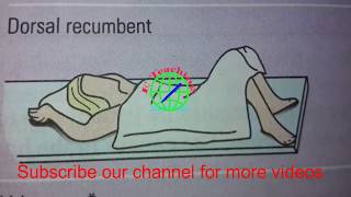 Common patient positions  types of position  Positioning Patients in Bed Explained in Tamil [upl. by Kcirrej]