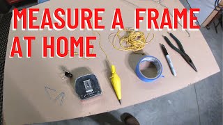 How To Measure A Frame At Home [upl. by Ecnedurp]