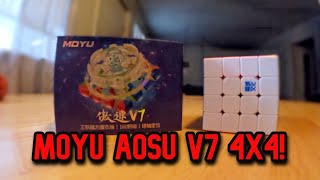 Is THIS the BEST 4x4  MoYu AoSu v7 4x4 Unboxing and Review [upl. by Addam]