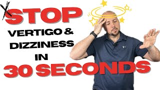 30Second vertigo and dizziness Relief Maneuvers  Dr Matthew Posa Chiropractor in Milton [upl. by Wittie829]