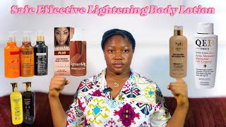 EFFECTIVE SAFE SKIN LIGHTENING BODY LOTION FOR FAIR GLOWING SKIN  HOW TO LIGHTEN WITHOUT BLEACHING [upl. by Netnerb]