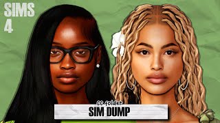 Urban Sim Dump 198 💅  CC Folder amp Sims Download  Sims 4 Create a Sim [upl. by Katherin]