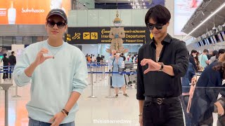 Fancam 20230218 Ohm Nanon OhmNanonreadyforVN for OhmNanonFMVN2023 at Suvarnabhumi Airport [upl. by Scuram951]