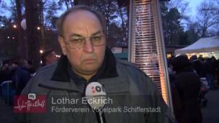 Feuerschein und Glühweinduft  Waldweihnacht Vogelpark Schifferstadt [upl. by Kirt]