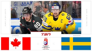 Canada vs Sweden HIGHLIGHTS  2024 Mens World Hockey Championships [upl. by Gnivre]