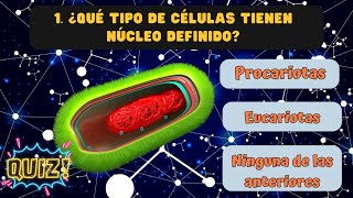 🦠células eucariota y procariota 🧬¿Cuánto sabes Examen UNAM 🎯quiz  test [upl. by Anselma56]