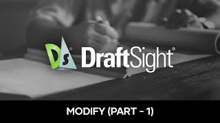 DraftSight 2020 Tutorial  Copy Move Rotate Mirror  06 [upl. by Etteval]