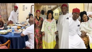 Ned Nwoko Regina Daniels bask in joy as Patience Jonathan graces their home [upl. by Ayit59]