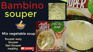 Bambino souper souper bambino soup instant veg vegsouprecipe thabithaskitchen [upl. by Arundel]