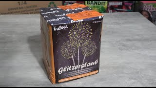 Pulver Pyrotechnik Glitzerstaub Kleine 16 Schuss Batterie [upl. by Nylrad402]