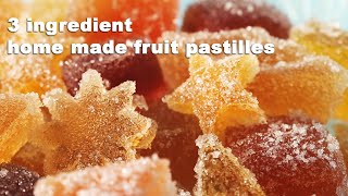 3 ingredient home made fruit pastilles [upl. by Aneelahs]